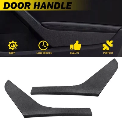 2X Manija interior izquierda derecha interior puerta negra para VW Golf 6 GTI MK6 2009-2013 EOA Foto 1 de 4
