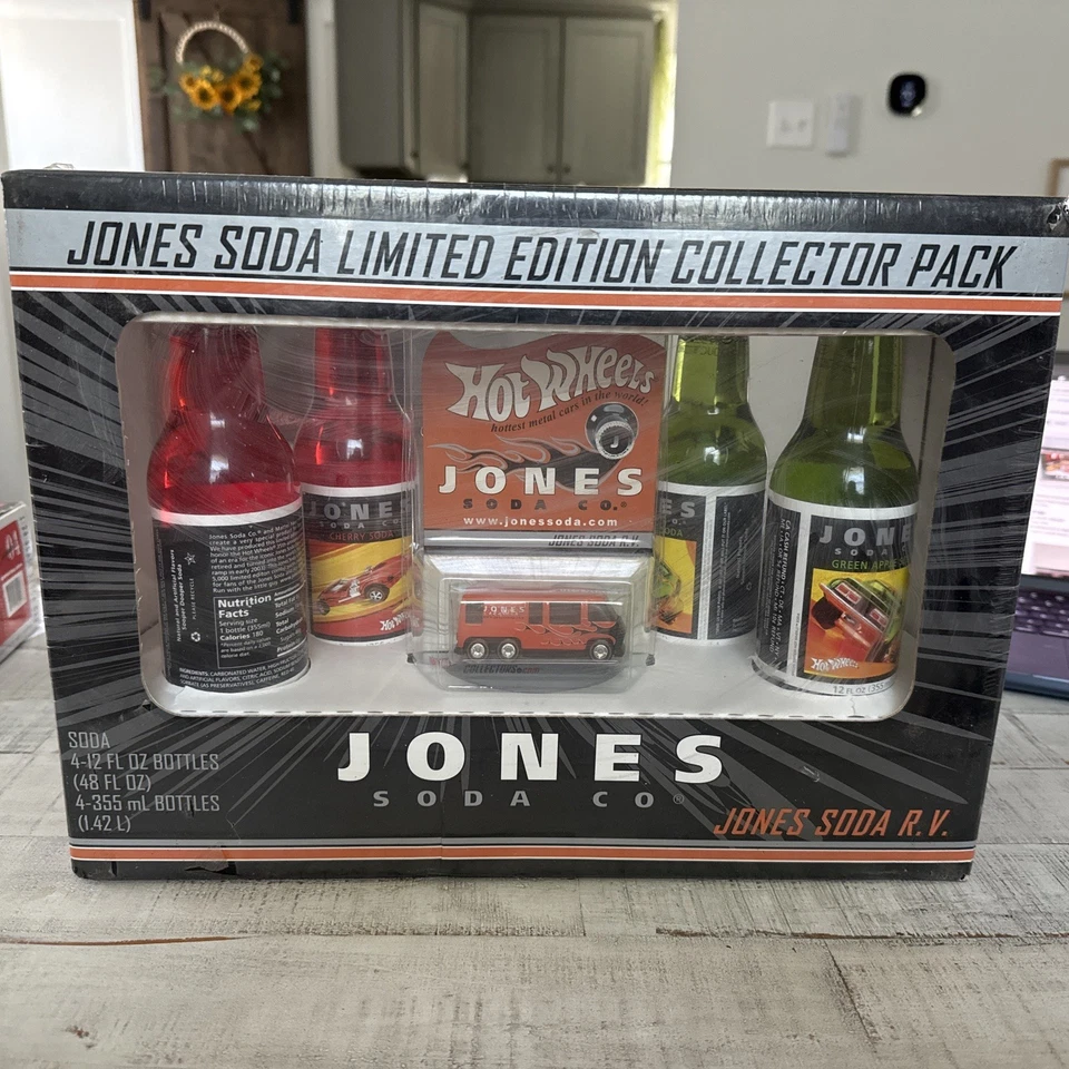 Rare 2003 Hot Wheels Jones Soda Co. with Jones Soda RV - Image 1 of 3