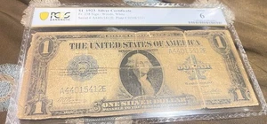1923 SILVER CERTIFICATE $1 Fr#238 PCGS Good 6 WOODS/WHITE SCARCE🌟🌟 - Picture 1 of 3