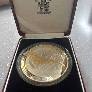 Royal Mint ALDERNEY 2003 £10 CONCORDE 5oz SILVER PROOF -boxed/coa - Picture 1 of 7