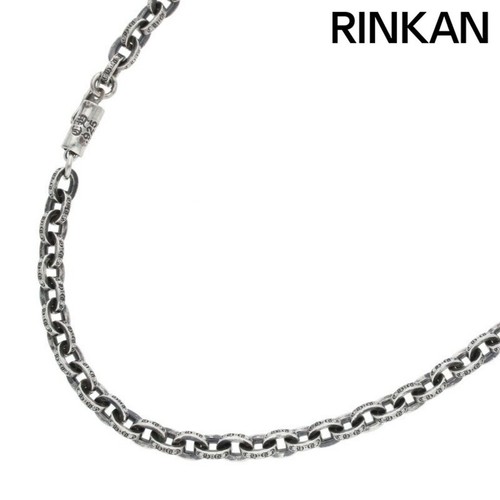 CHROME HEARTS Collana uomo argento 24 24 pollici cuori cromati CATENA CARTA usata b6565c66e3a59c267