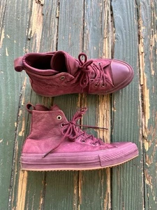 Converse Chuck Taylor All Star scarpe sneakers alte pelle sangria uomo 4,5 - Foto 1 di 10