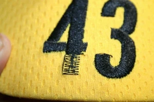 RARE ERROR NFL Team Reebok Pittsburgh Steelers Polamalu #43 Retired Cap Hat ! - Picture 1 of 10