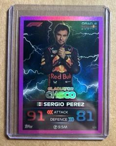 Topps Turbo Attax Gladiator Sergio Pérez 2023 rosa #329 - Imagen 1 de 1