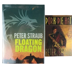 Peter Straub Cemetery Dance Lot – Floating Dragon Signed Limited + Pork Pie Hat - Picture 1 of 15