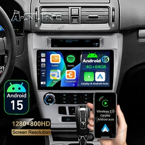 4+64GB Carplay For Ford Fusion 2010-2012 Android 15 Car Radio Stereo GPS Navi - Picture 1 of 9