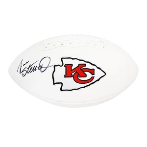 Jan Stenerud Signed Kansas City Chiefs Official NFL Team Logo Football (JSA) - Picture 1 of 2