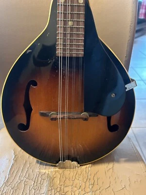 Vintage Gibson A-Style Mandolin with Original Case - Sunburst Finish - Beautiful - Image 1 of 4