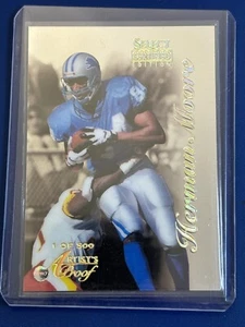 🏈 1996 Select Certified Football Artist's Proof Base Card #74 Herman MOORE 🏈 - Picture 1 of 2