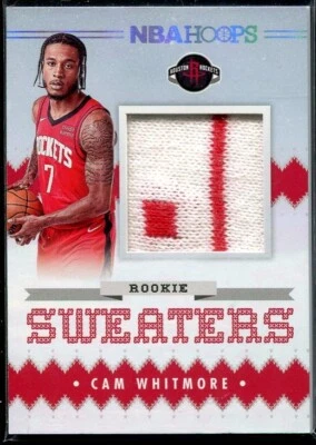 2023-24 Panini Hoops Rookie Sweaters Cam Whitmore #RSW-CAM Patch Rockets  - Image 1 of 3