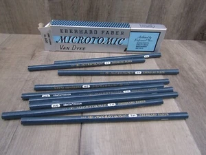 9 Vintage Eberhard Faber Microtomic 3H Pencil Lot Van Dyke - Picture 1 of 3