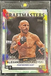 Alexander Volkanovski -2024 Topps UFC Knockout - 10/10 Craftmasters NERO - Foto 1 di 2
