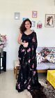 Saree New Indian Designer Pakistani Wedding Georgette Party Wear Sari Bollywood