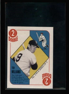 TED WILLIAMS 2007 TOPPS MINI BLUE BACK DOUBLE CARD AZ9608 - Picture 1 of 1