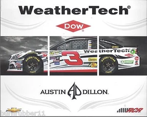 2015 AUSTIN DILLON "WEATHER TECH CHEVY" #3 NASCAR SPRINT CUP SERIES POSTCARD - Picture 1 of 1