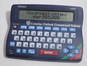 Seiko ER3600 Concise Oxford Crossword Solver Tested & Working - Picture 1 of 2