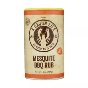A Cajun Life Mesquite BBQ Rub - Certified Cajun - No MSG - 8 oz - Picture 1 of 1