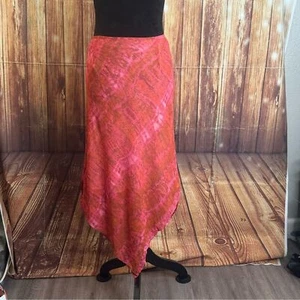 Falda midi asimétrica multicolor ABS Allen Schwartz para mujer talla 12 - Imagen 1 de 11