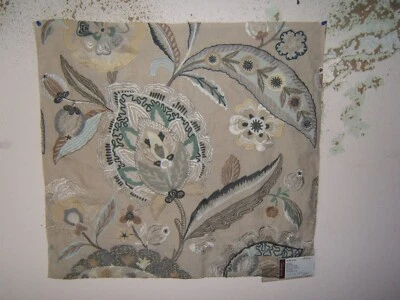 Mullberry Home, Oakwood, Embroidered Floral, Various Colors and Sizes - Image 1 of 3