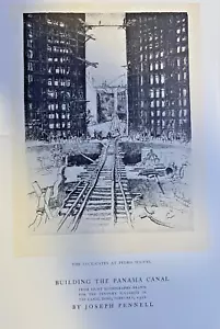 Ilustraciones de Joseph Pennell 1912 construyendo el Canal de Panamá - Imagen 1 de 8