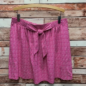 Vineyard Vines Women's Pink Chevron Stripe Swim Skirt. Size Medium. - Picture 1 of 5