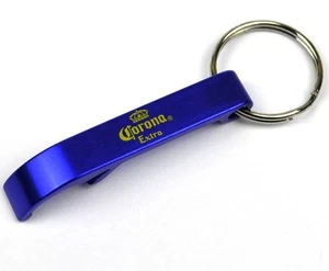 Corona Extra Bier USA Flaschenöffner blau Schlüsselanhänger Öffner Opener - Bild 1 von 3