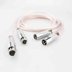 Par Amplificador de Cable Equilibrado HiFi 7n OCC y Plateado Mixto HiFi 3 Pin XLR - Imagen 1 de 9