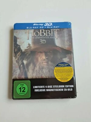 Der Hobbit - 3D Extended Edition Steelbook  Blu Ray Box NEU OVP - Bild 1 von 2