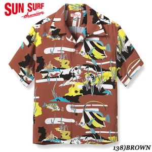 "SUN SURF RAYÓN S/S 2023SS ""IDOL MORISCO"" Estilo No. SS39029 ALOHA HAWAIANO NUEVO - Imagen 1 de 12