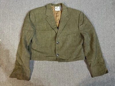 Magee Donegal Irish Tweed Blazer Mens M Green Cropped Button Up Vintage - Image 1 of 4