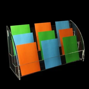 Brochure Stand Postcard Brochure Stand 414x230x150mm 3 Tier (821B) - Picture 1 of 2