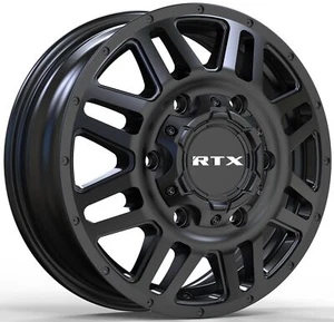 16" Black Wheel For 2023 Ford Transit Trail 16x6 6x180 ET84 CB139 RTX 083177 - Picture 1 of 3