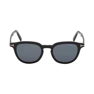 Tom Ford Pax TF816 01A Black Round Plastic Sunglasses Frame 51-21-145 - Picture 1 of 4