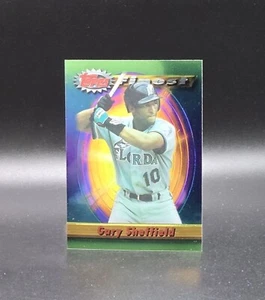 1994 Topps Finest Superstar Sampler GARY SHEFFIELD Insert Card #225 Marlins - Picture 1 of 2