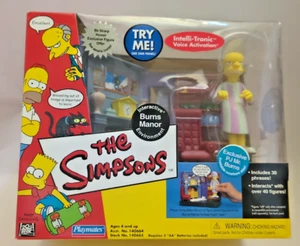 The Simpsons Burns Manor with PJ Mr. Burns Interactive Playset, Playmates 2002 - Picture 1 of 11