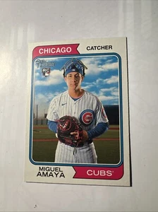 2023 Topps Heritage Miguel Amaya #594 Rookie Chicago Cubs 41 - Picture 1 of 1