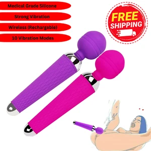 MultiSpeed Neck Body Leg Personal Massage Wand Massager Vibrator For Women USA - Picture 1 of 14