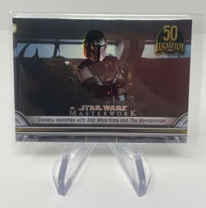 2021 Topps Masterwork #LFA-13 Disney Launches Star Wars Films & Mandalorian /299 - Picture 1 of 2