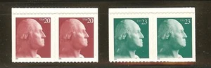 Stati Uniti Scott#3482 & 3618 George Washington Libretto Coppie - Foto 1 di 1