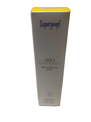 Supergoop! (RE)SETTING Spray FPS 40 3,4 oz Expira: 24/03 - Imagem 1 de 2