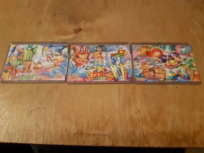 Ü-Ei - Puzzle - Ist die Katze aus dem Haus alle 3 Ecken + BPZ 2002 - Bild 1 von 2