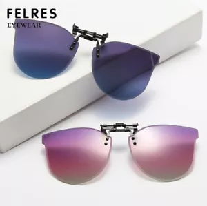 Gafas de sol polarizadas con lentes siamesas abatibles con clip para hombres mujeres al aire libre Lo último - Imagen 1 de 18