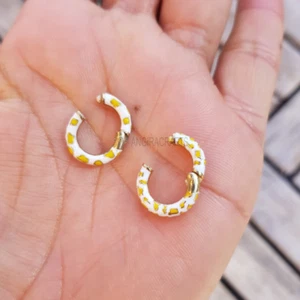 1pcs Enamel Enhancer Charm Lock,Enhancer Charm Lock, Silver Charm Holder - Picture 1 of 2