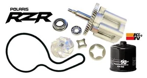 Best RZR Sportsman 800 Oil Water Pump Replacement Billet Impeller K&N Filter Kit - Picture 1 of 16