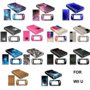 Various new Vinyl Skin Decal Sticker cover Wraps For Nintendo Wii U Console - Picture 1 of 16