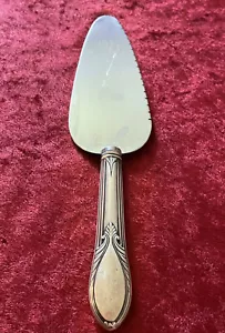 Antique 9" Cake Pastry Pie Server Sterling Silver Handled - Picture 1 of 8