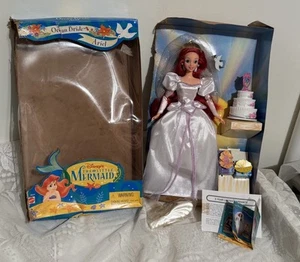 Disney's The Little Mermaid Ocean Bride Ariel Doll 1997 Mattel NOB READ - Picture 1 of 20