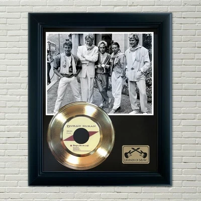 Duran Duran "Hungry Like The Wolf" Framed 45 Gold Record Display  - Image 1 of 4