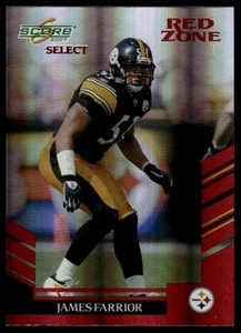 2007 Score Select #210 James Farrior Red Zone #/30 - Picture 1 of 2