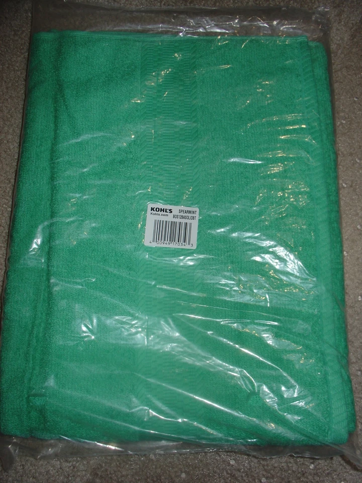 Nuevo en Paquete Toalla de Baño Sólida The Big One - Color: Menta Suave 30x54 ¡GUAU REGALO NAVIDAD! Foto 1 de 1